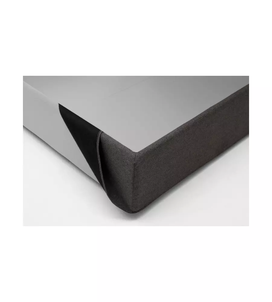LETTO MATRIMONIALE CONTENITORE "HILL" ANTRACITE 160X190 CM